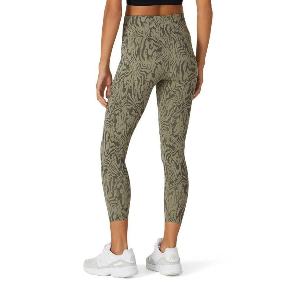 NWOT Varley Green Distorted Grain Luna Legging Size: Small - Picture 3 of 16